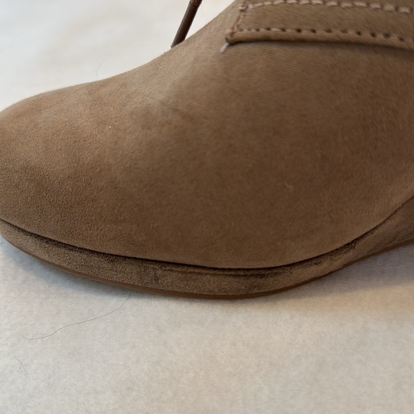 DV Dolce Vita Target Women's Taupe Booties Boots Lace Up Zipper Wedge Size 9.5 - Picture 7 of 13